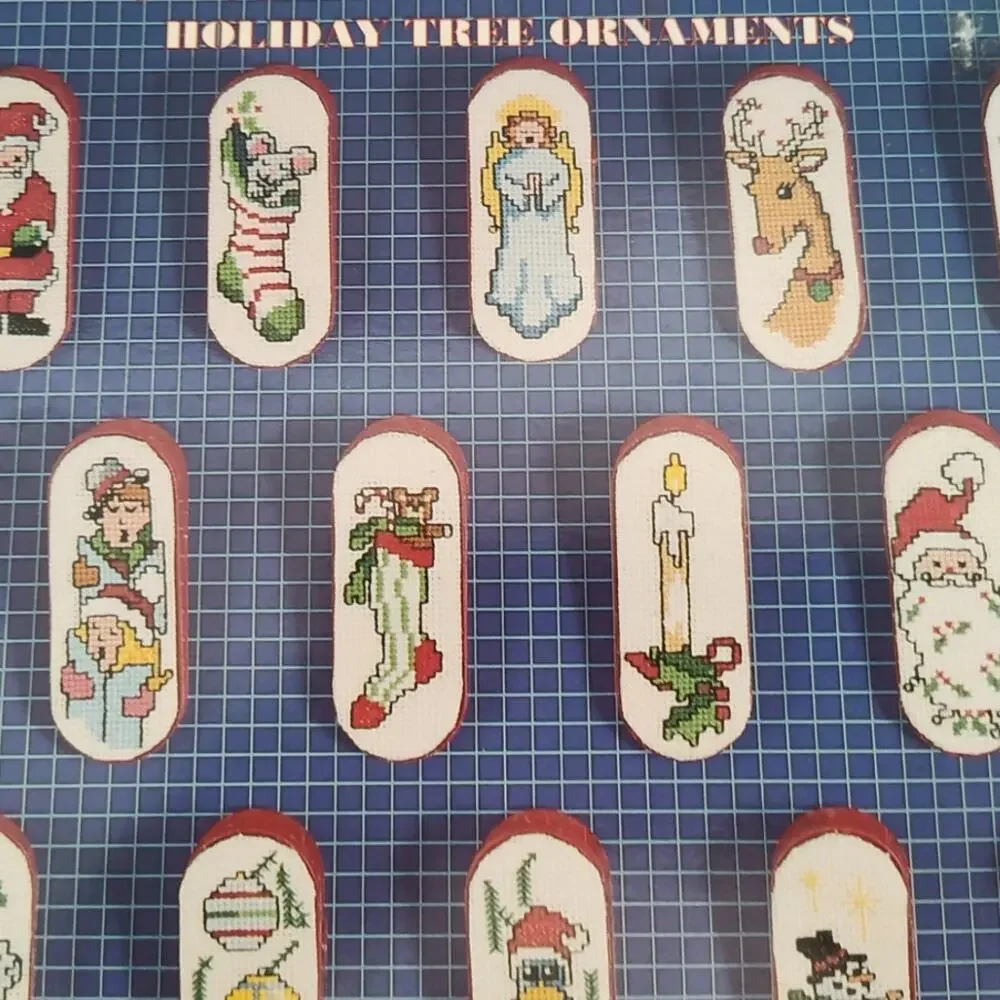 Kappie Originals Christmas Clips Ornaments Cross Stitch Patterns